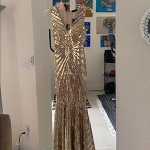 Sequence Evening Gown